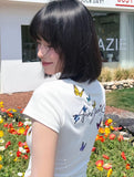 DONCARE(AFGK) "Butterfly logo tee"