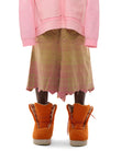 ROCKY PLAID SKIRT SHORT // PINK