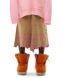 ROCKY PLAID SKIRT SHORT // PINK