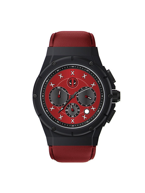 AM272MV - DEADPOOL ULTRA MATTE BLACK / LEATHER BAND