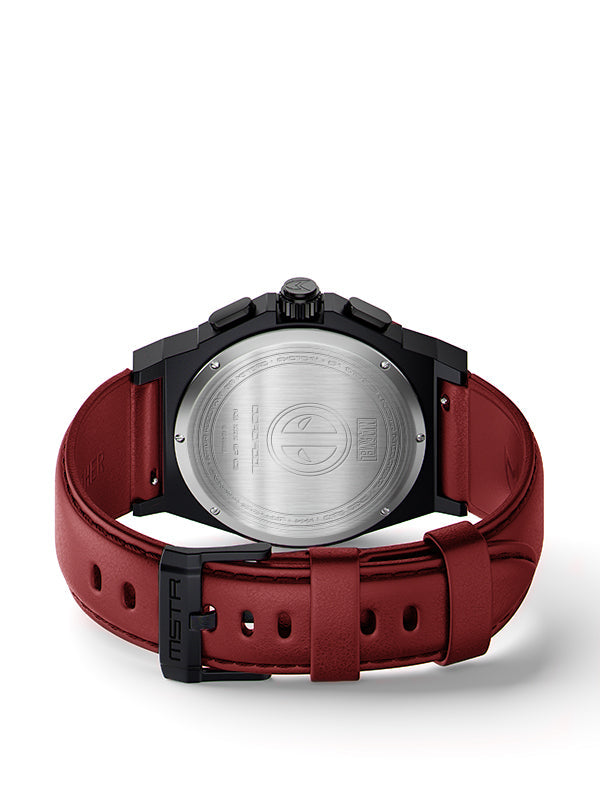 AM272MV - DEADPOOL ULTRA MATTE BLACK / LEATHER BAND
