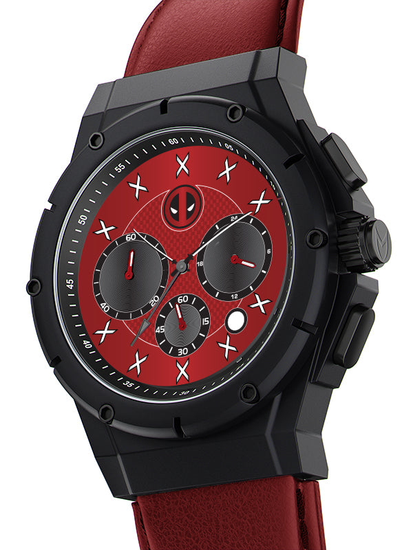AM272MV - DEADPOOL ULTRA MATTE BLACK / LEATHER BAND