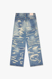 Denim Script  Straight Jean Vintage Wash