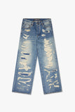 Denim Script  Straight Jean Vintage Wash