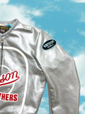 V WING UNISEX BART JACKET | ALEALI MAY COLLABORATION | STEEL