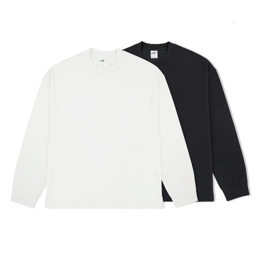 Loose Fit Yarn Long Sleeve Tee