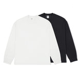 Loose Fit Yarn Long Sleeve Tee