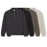 Oversized Polo Sweatshirt