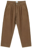 Corduroy Tapered Wide-Leg Pants