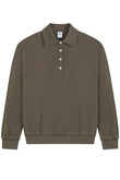 Oversized Polo Sweatshirt
