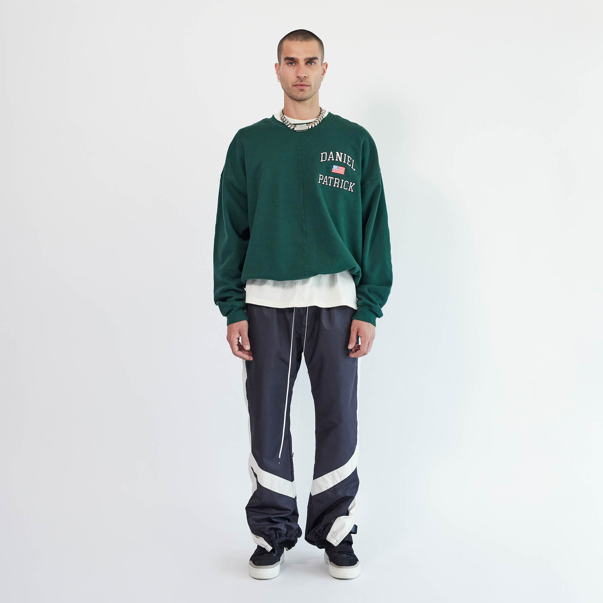 USA sweatshirt / hunter green