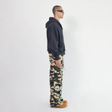 bootcut sweatpants / camo