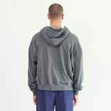 standard zip hoodie / vintage black