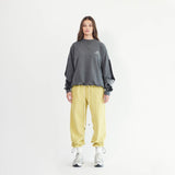 Beverly Hills crewneck / vintage black + black