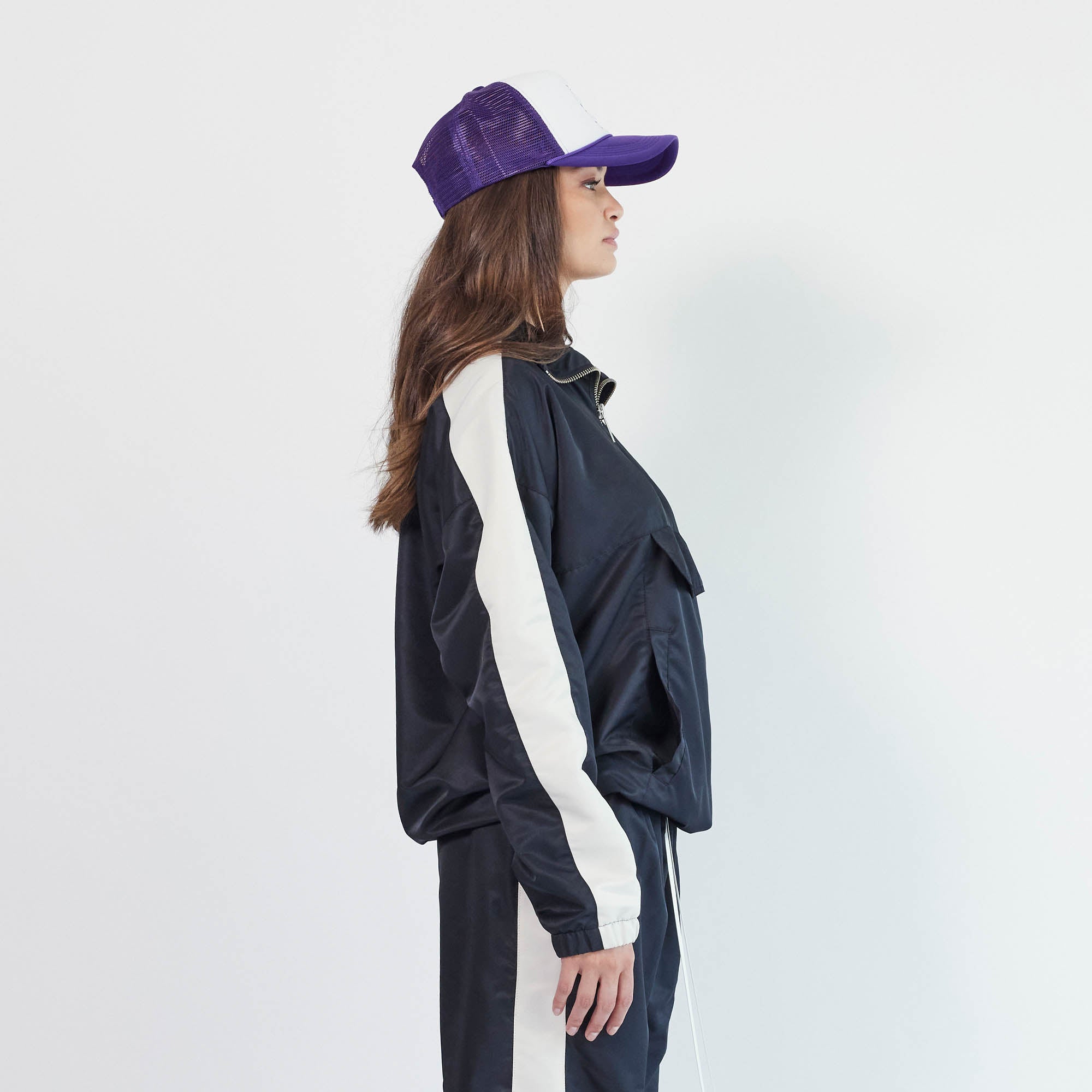 classic anorak / black + ivory