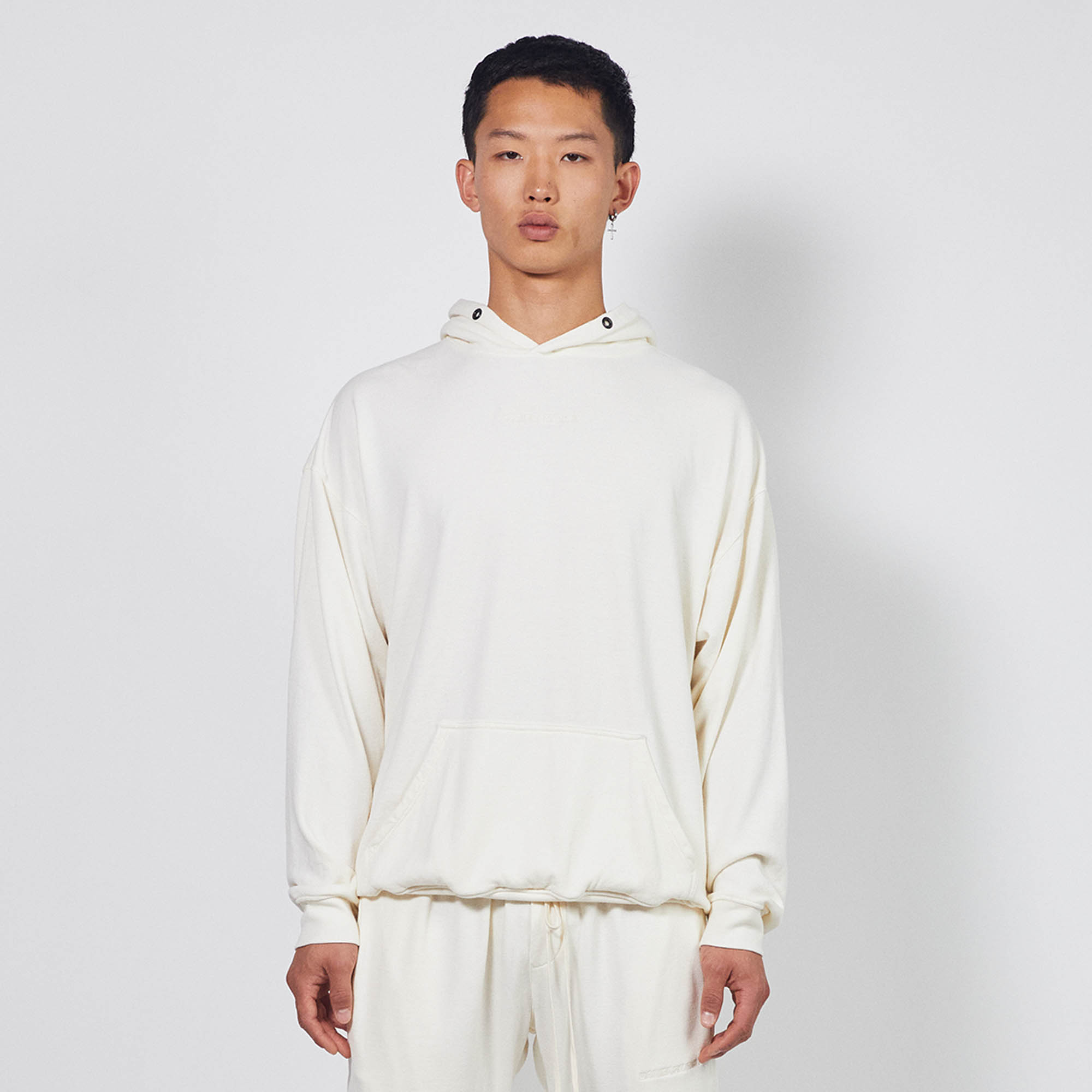 loop terry standard hoodie / natural terry