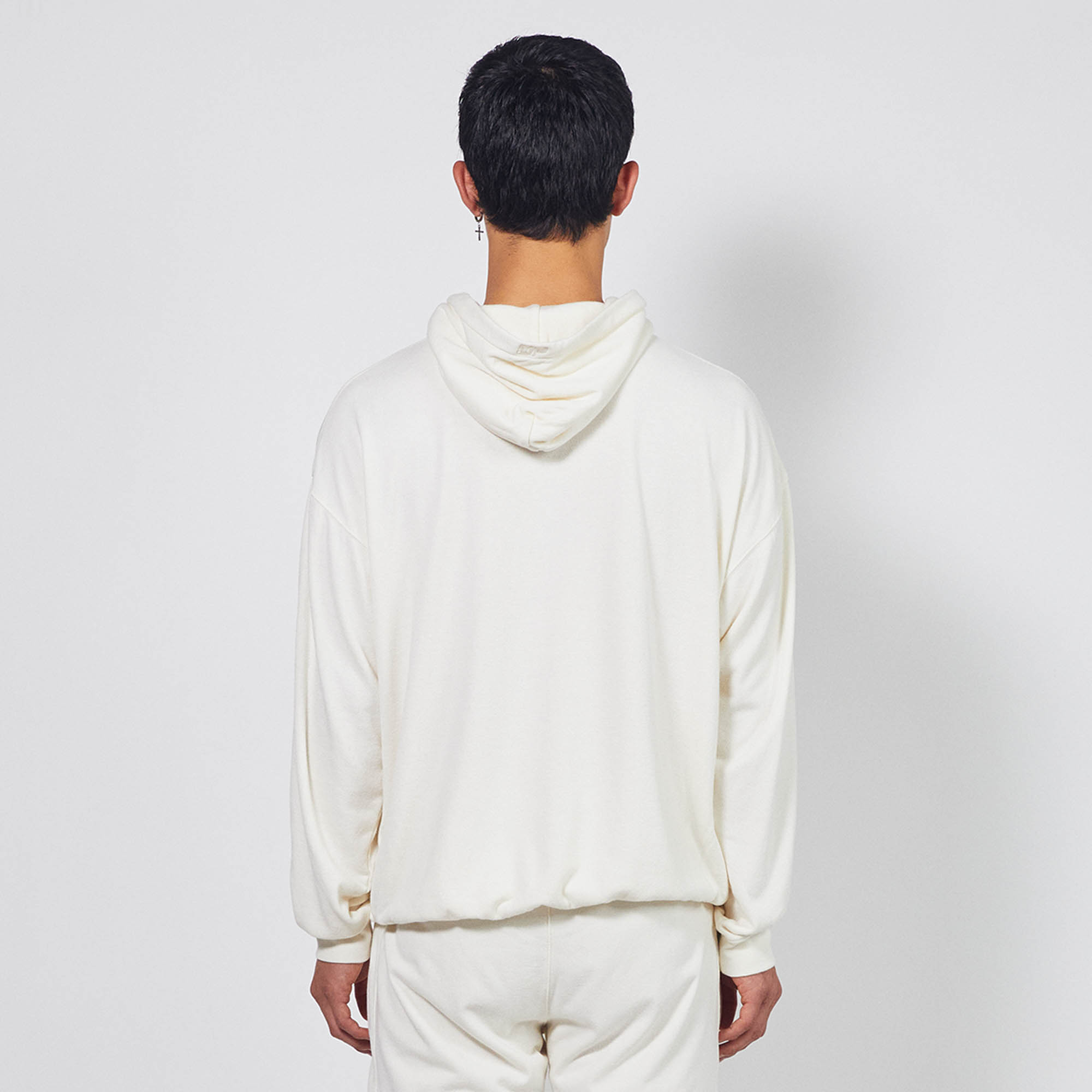 loop terry standard hoodie / natural terry