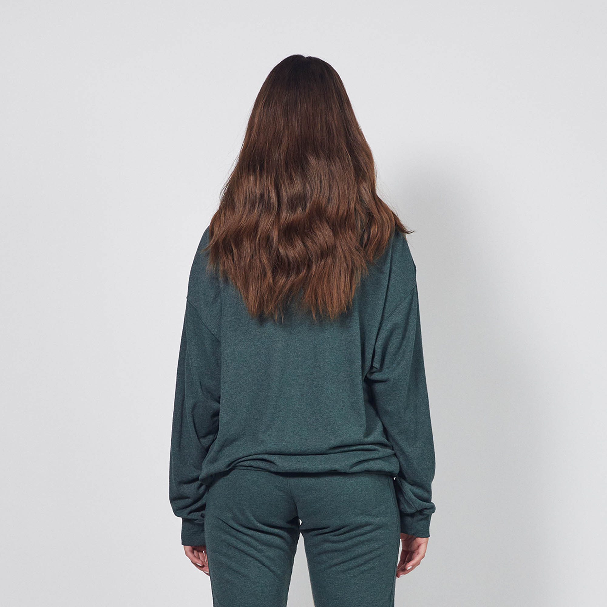loop terry standard hoodie / hunter green
