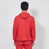 loop terry standard hoodie / red heather