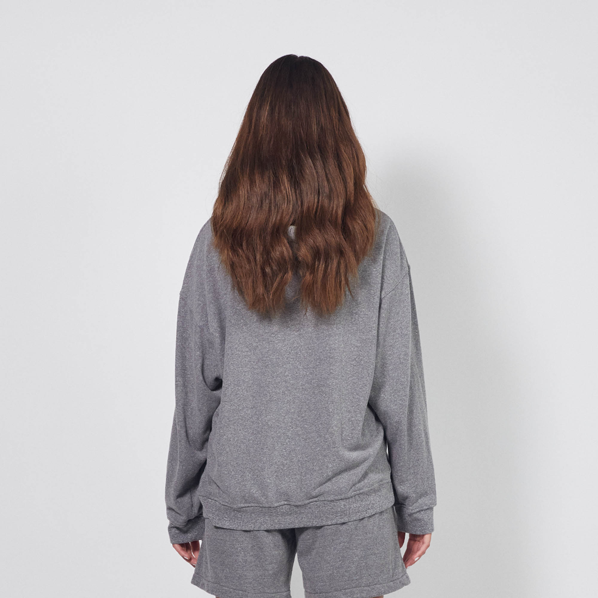 loop terry standard hoodie / heather grey