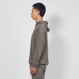 loop terry standard hoodie / washed olive heather