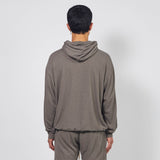 loop terry standard hoodie / washed olive heather