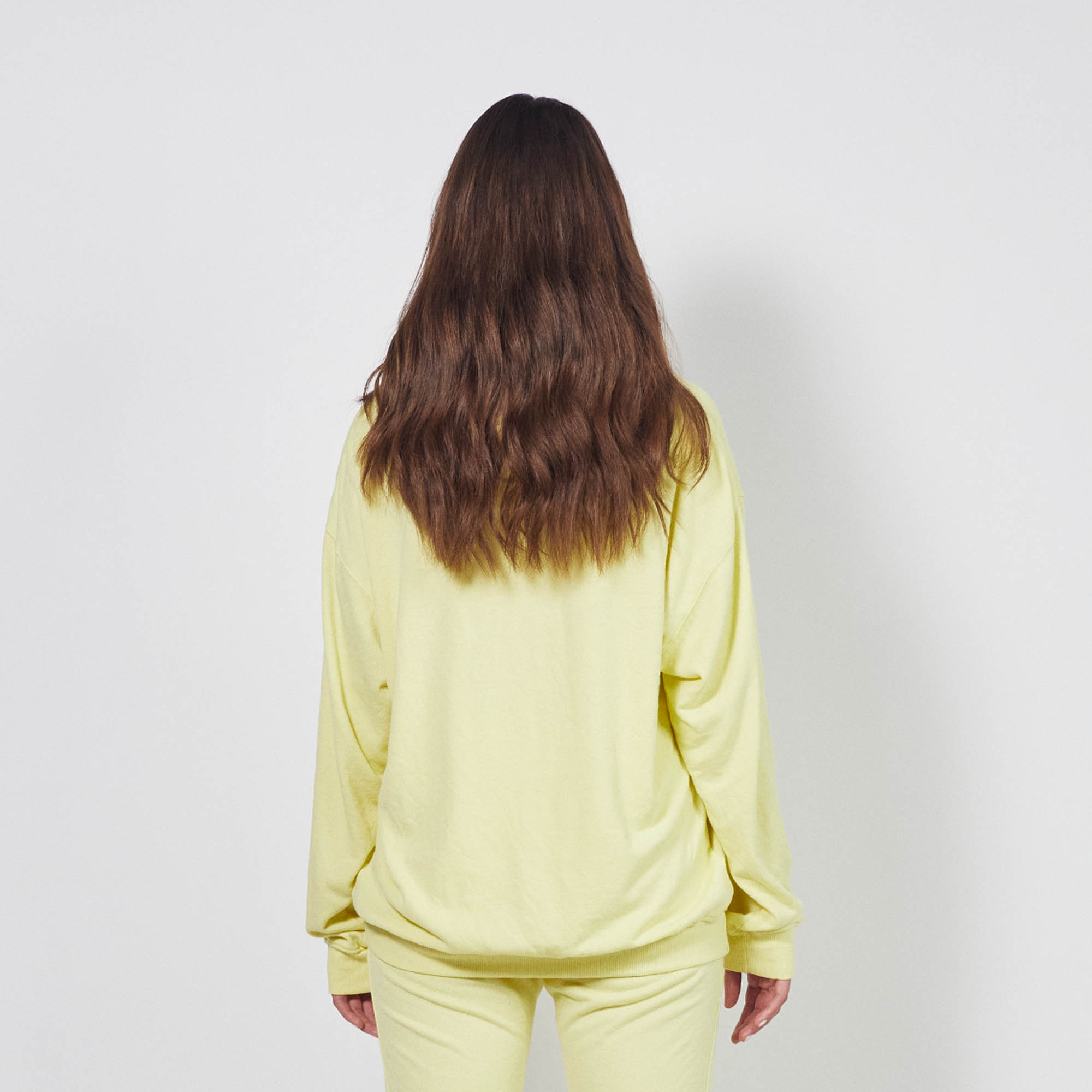 loop terry standard hoodie / canary yellow