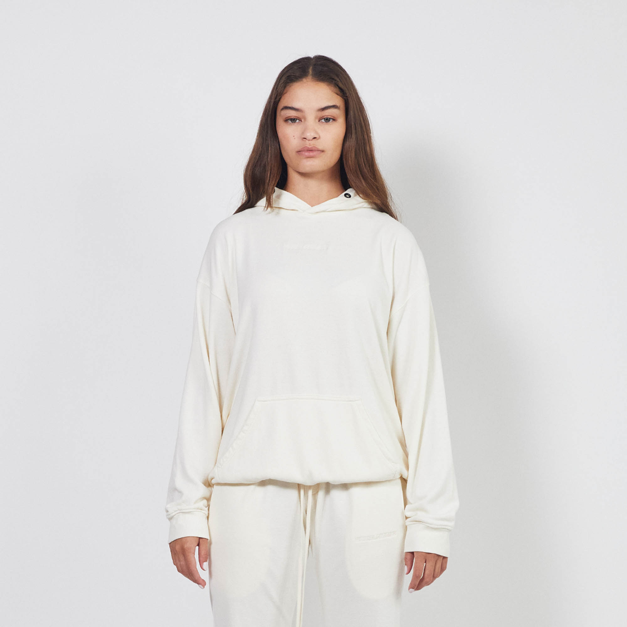 loop terry standard hoodie / natural terry