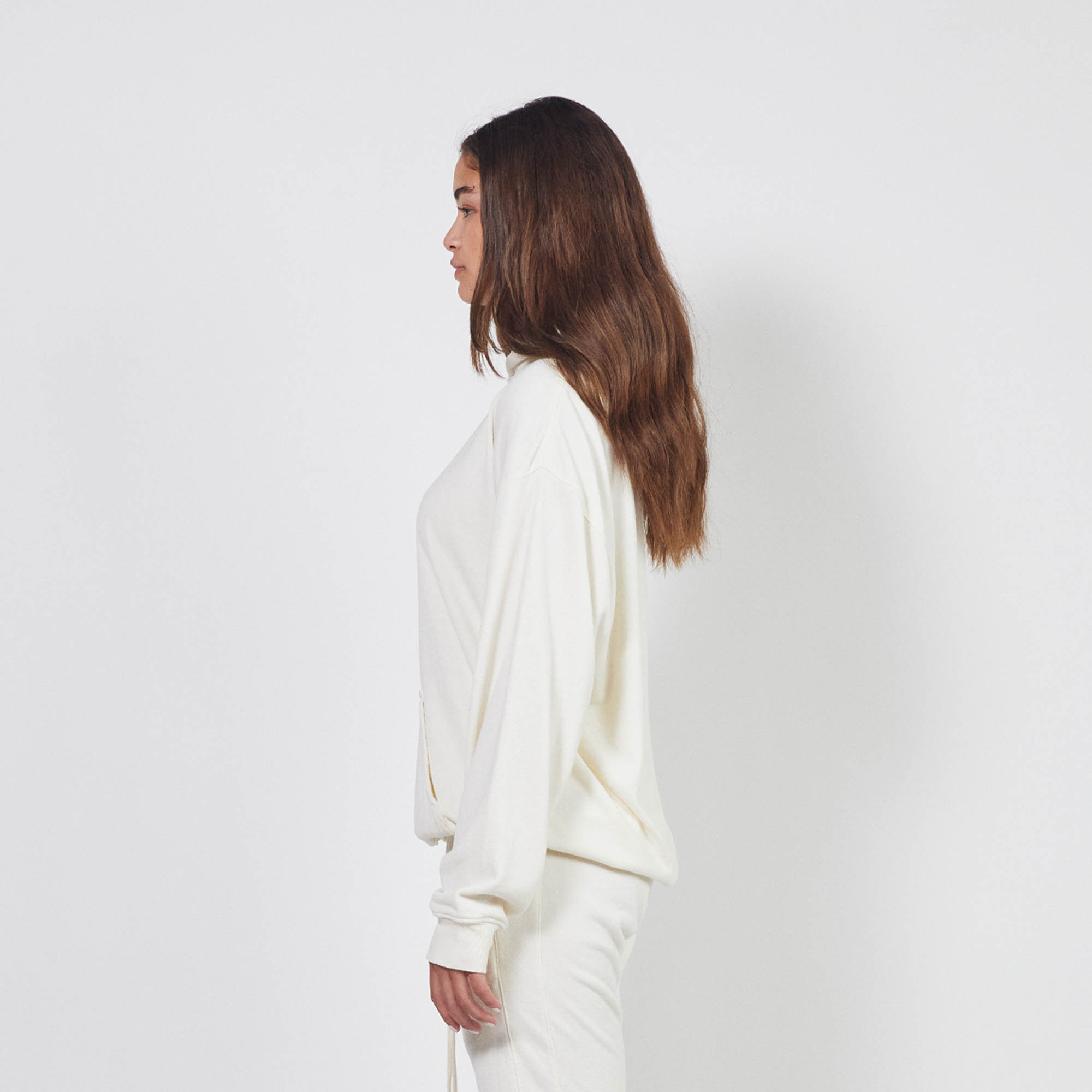 loop terry standard hoodie / natural terry