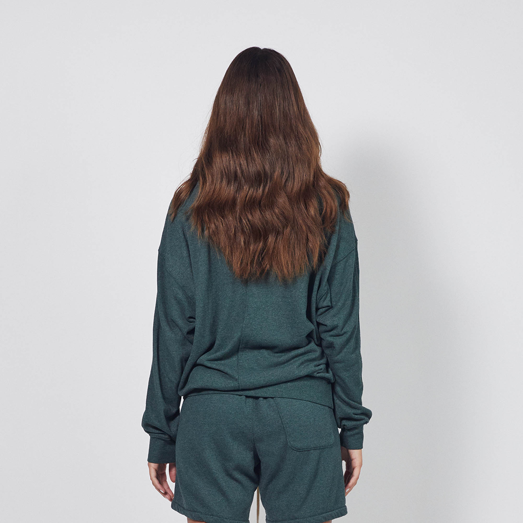 loop terry standard sweatshirt / hunter green