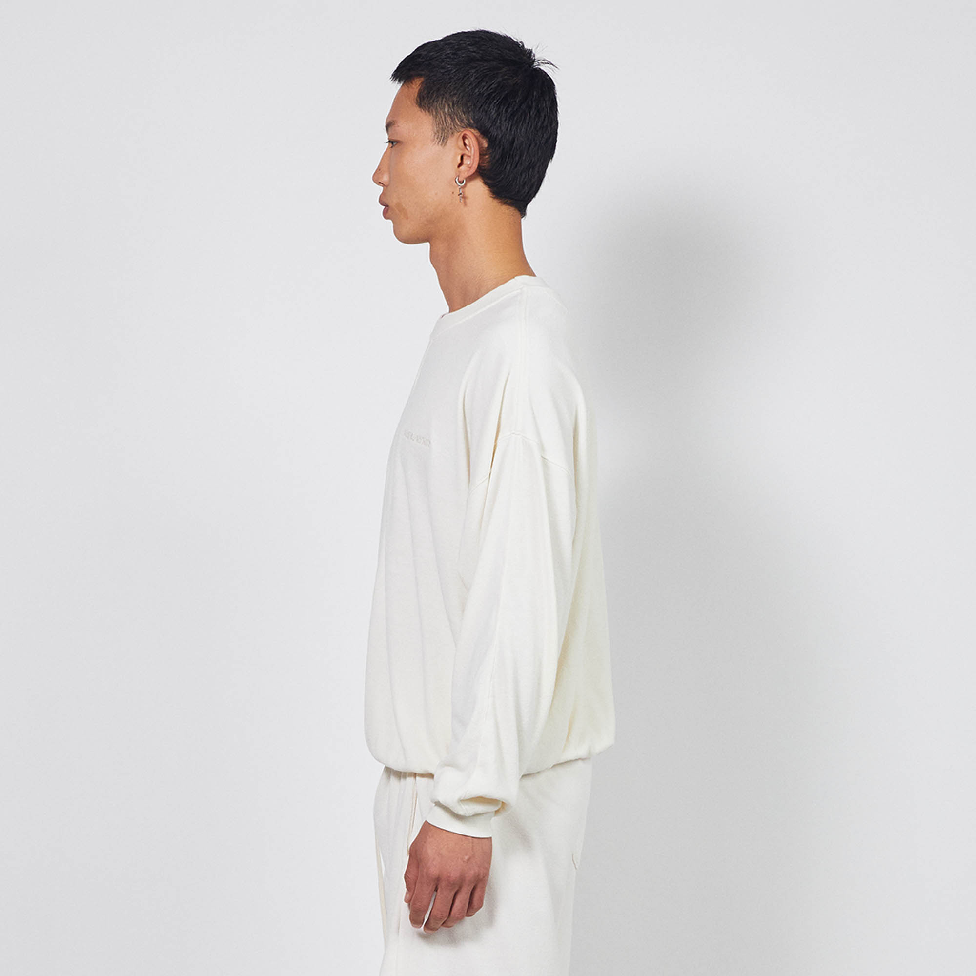 loop terry standard sweatshirt / natural terry