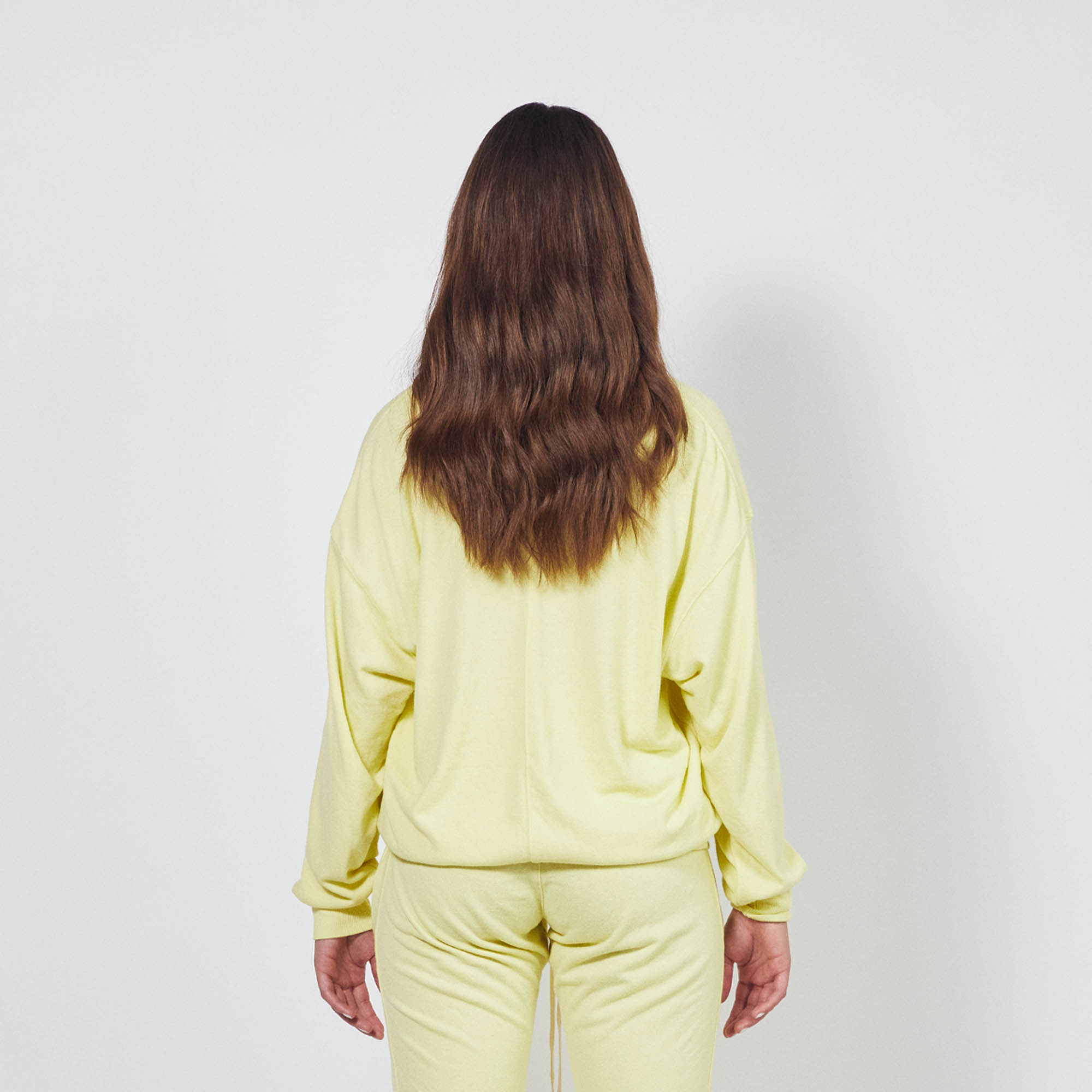 loop terry standard sweatshirt / canary yellow