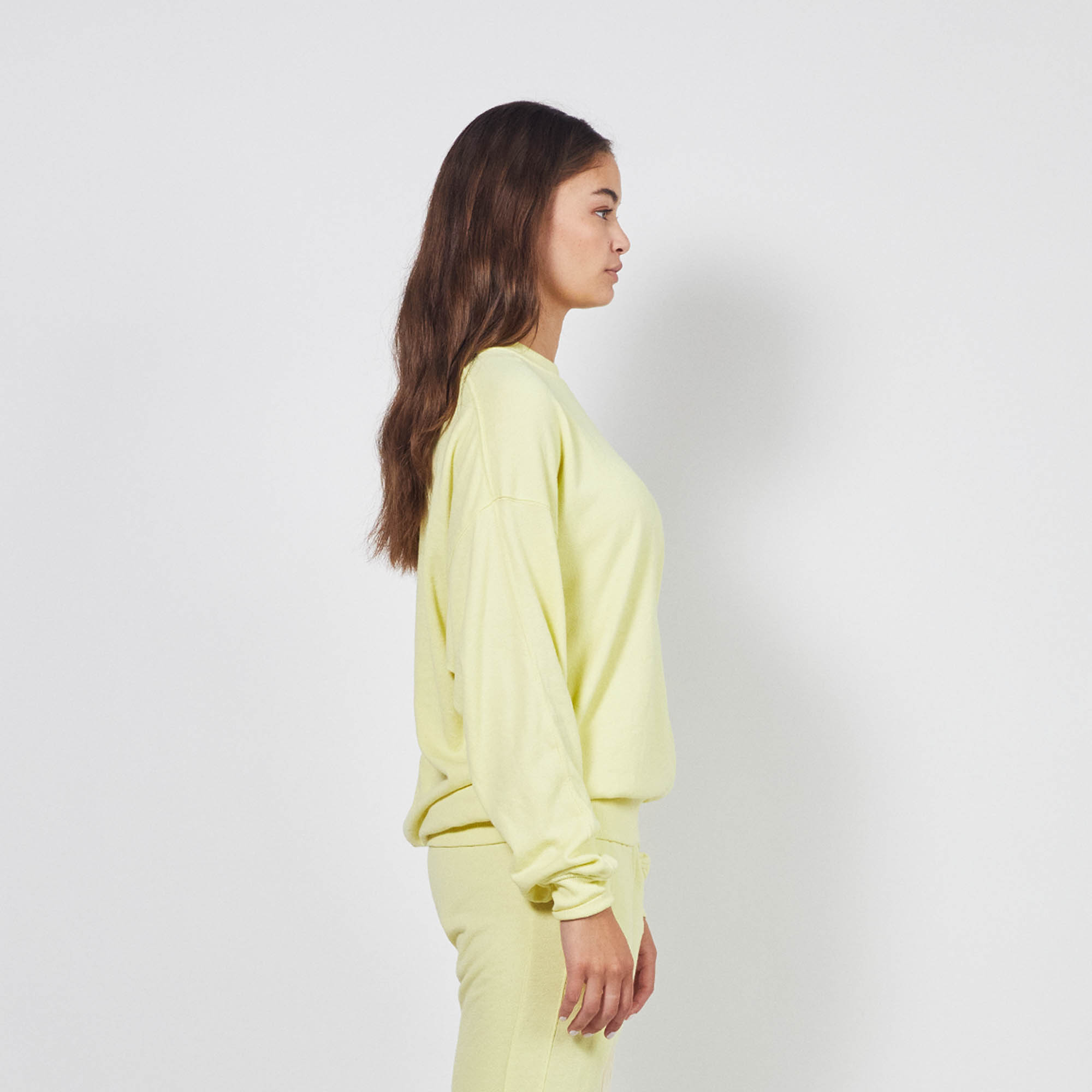 loop terry standard sweatshirt / canary yellow