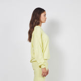 loop terry standard sweatshirt / canary yellow