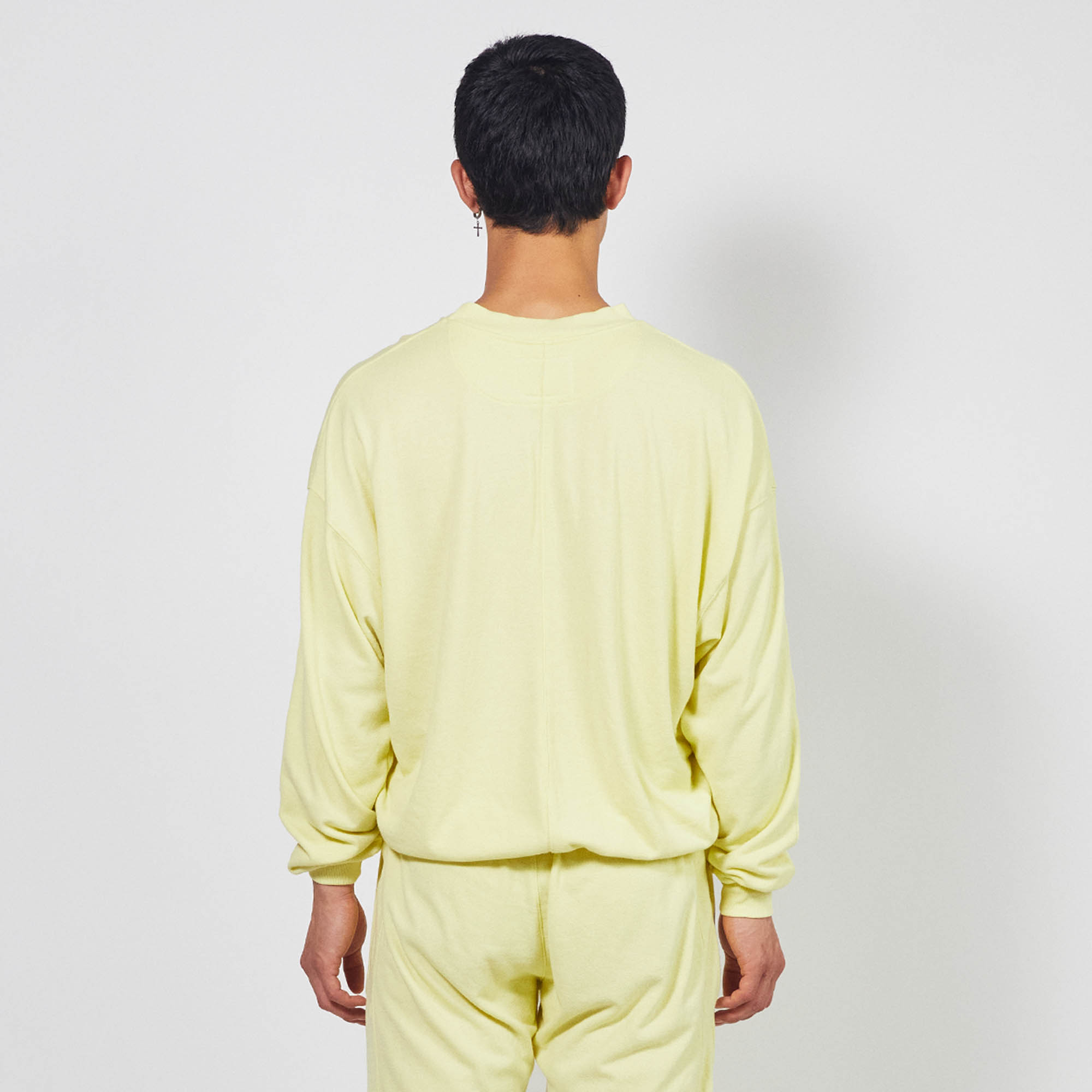 loop terry standard sweatshirt / canary yellow