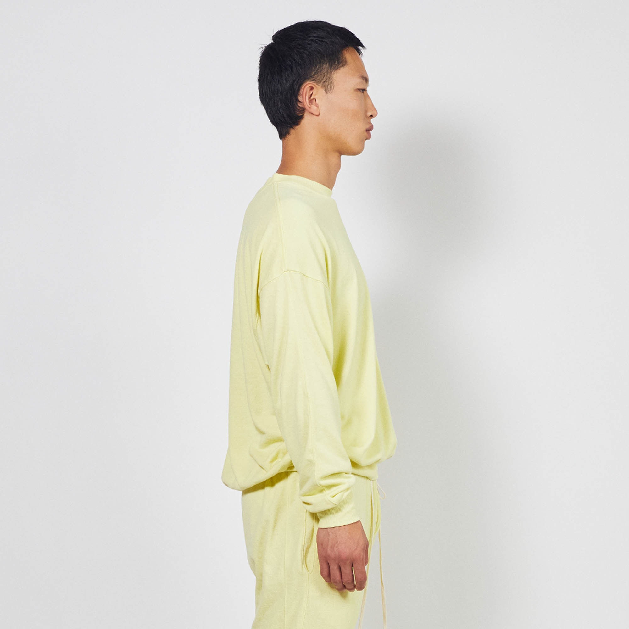 loop terry standard sweatshirt / canary yellow