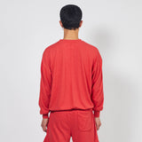 loop terry standard sweatshirt / red heather