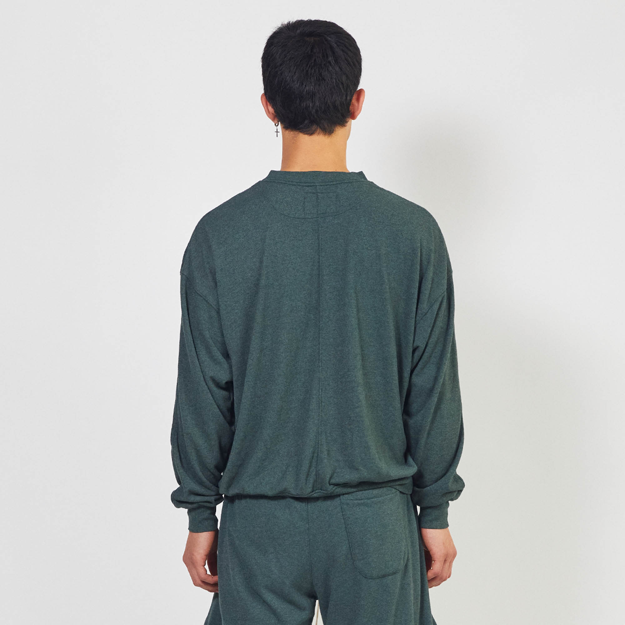 loop terry standard sweatshirt / hunter green