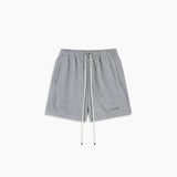 loop terry standard sweatshort / heather grey