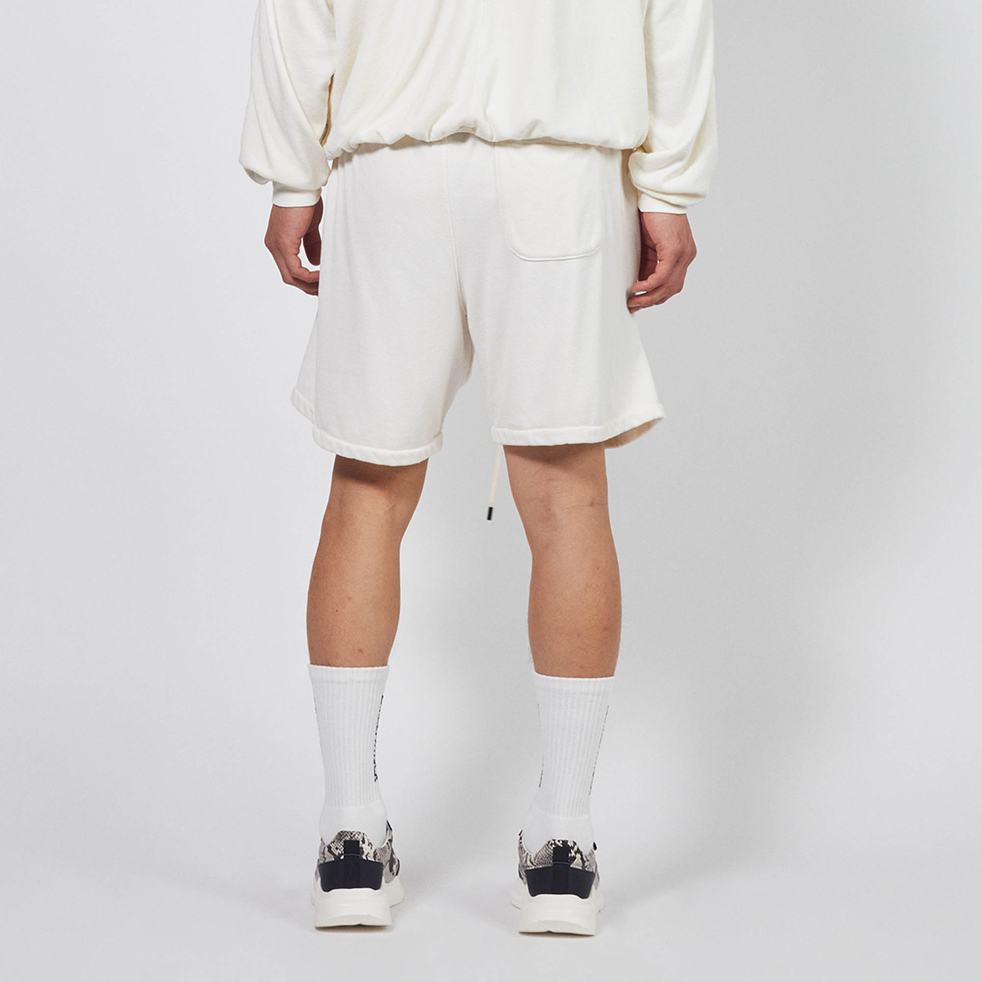 loop terry standard sweatshort / natural terry