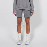 loop terry standard sweatshort / heather grey