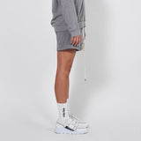 loop terry standard sweatshort / heather grey