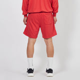 loop terry standard sweatshort / red heather