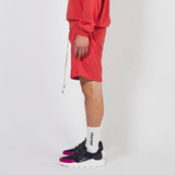 loop terry standard sweatshort / red heather