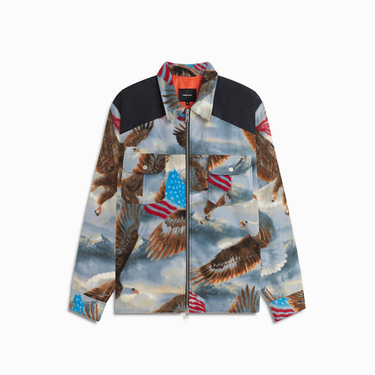 M93 shirt jacket / bold eagle + black