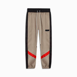 parachute track pant 2.5 / wheat + black + red