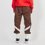 parachute track pant 2.5 / brown + black + ivory