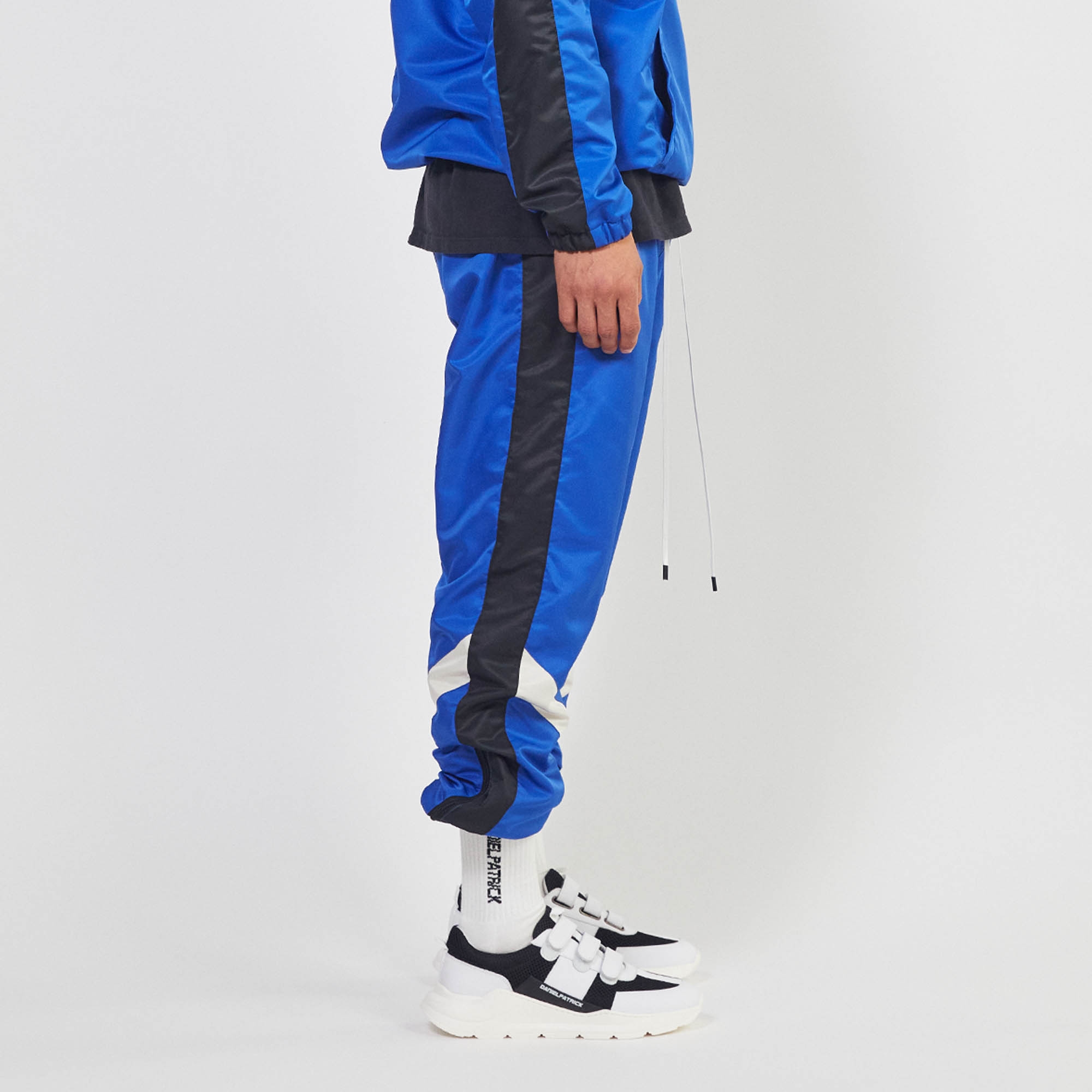 parachute track pant 2.5 / cobalt + black + ivory