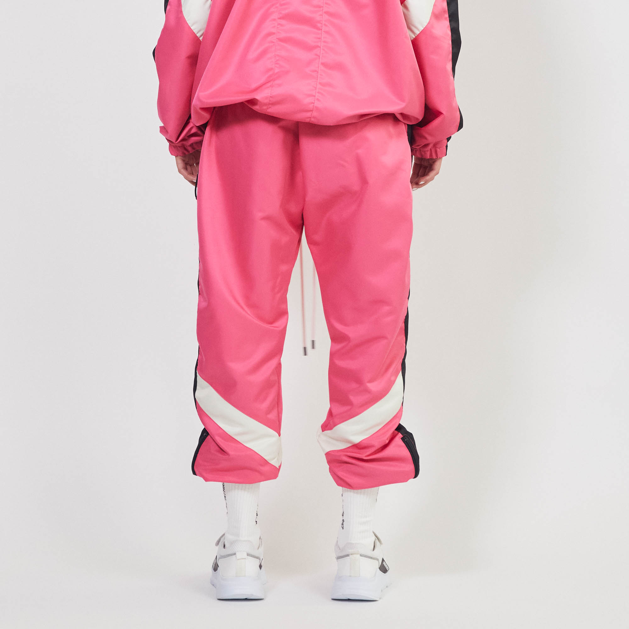 parachute track pant 2.5 / wildflower pink + black + ivory