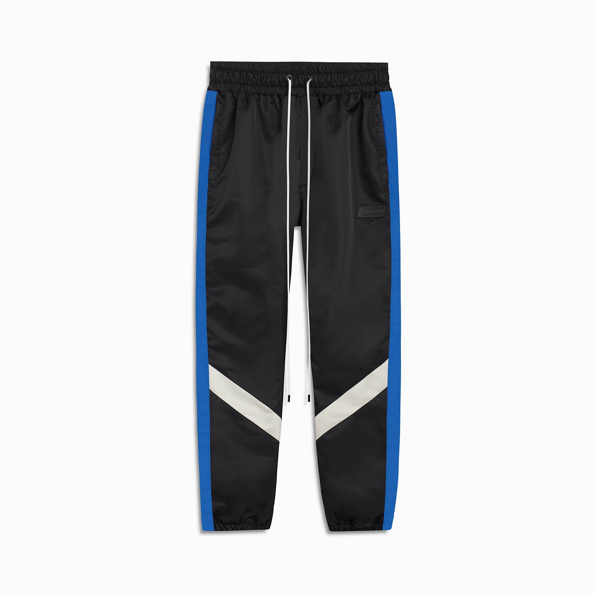 parachute track pant 2.5 / black + cobalt + ivory